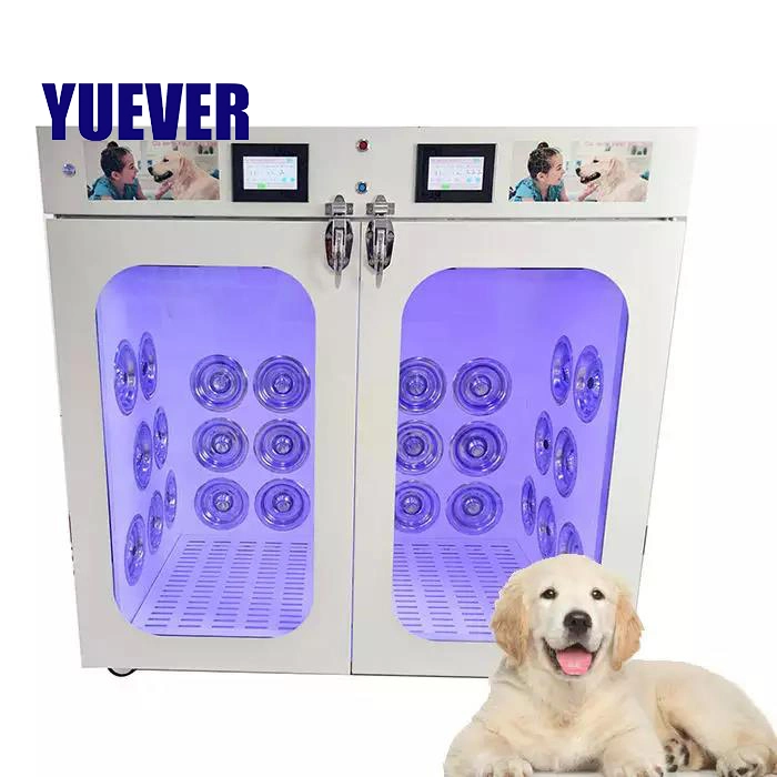 Yuever Medical 2 في 1 Pet مجفف الشعر معدات الغرفة ماكينة غرفة جافة آلية خزانة آلية لمجفف الحيوان الأليف صندوق لمجفف الكلاب