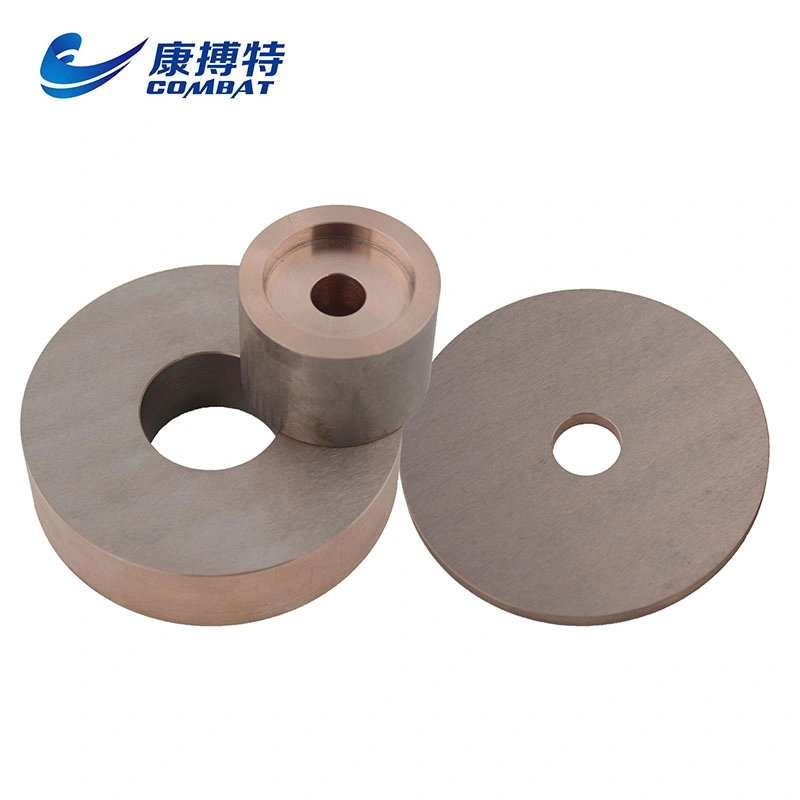 Factory Supply Tungsten Copper Alloy Parts Tungsten Wcu Rods/Block/Plate