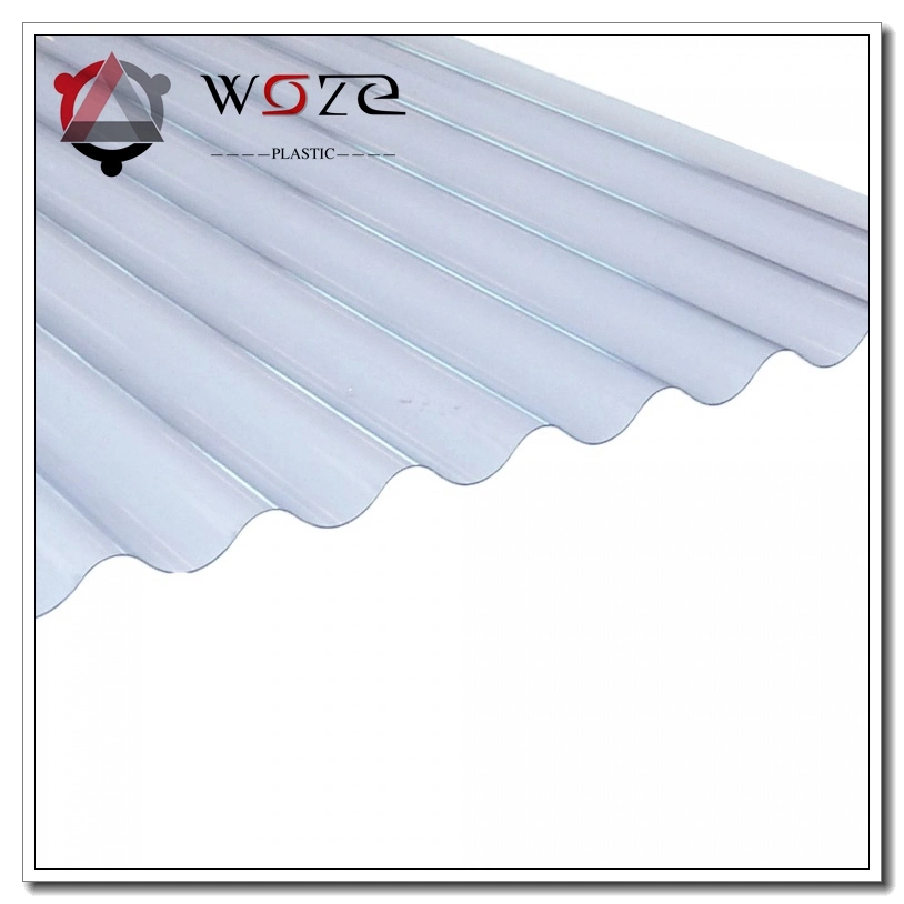 1.5mm Tickness Clear Polycarbonate Corrugated Plastic Roof Cover Sheet Factory Produce Building Materials