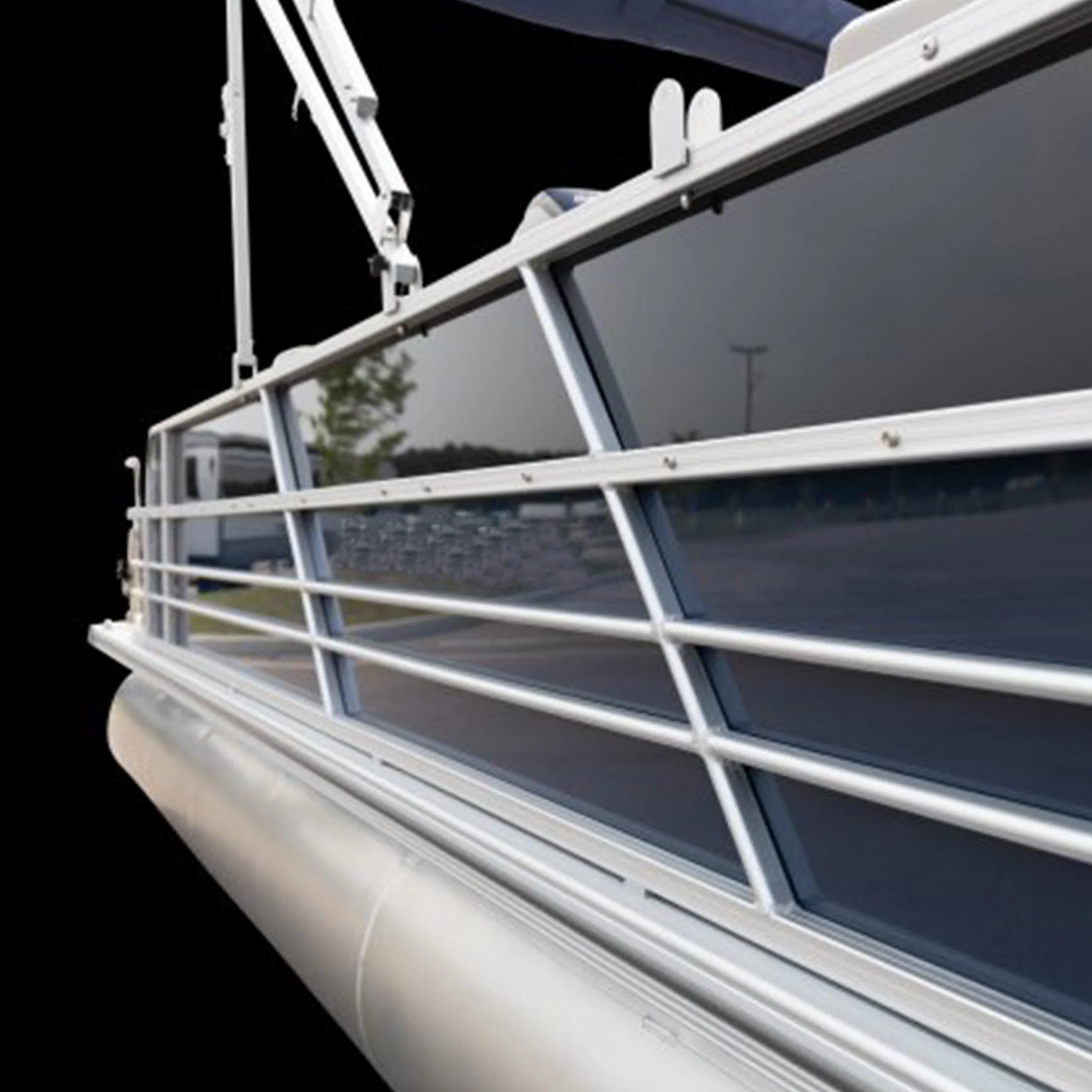 Mmelancho 4.98m&times; 2.28m Aluminum Welded Aluminum Pontoon Boats for Sales