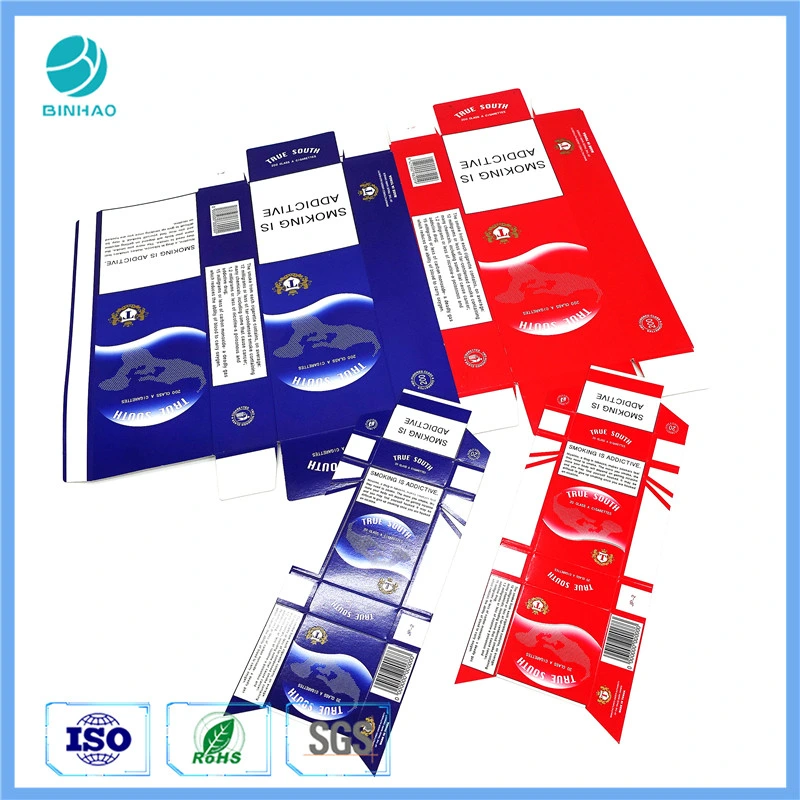 Bio Degradable Gravure Offset Printing Laser Paper Box for Tobacco Package