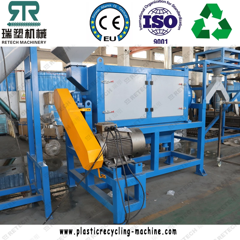 HDPE Blue Drums/PP Pipe/Milk Bottle/Plastic Bottles Crushing Washing Drying System Facility Machine Line with Water Treatment