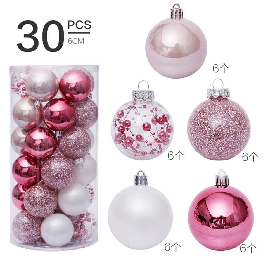 Christmas Tree Hanging Ornaments Ball Plastic Christmas Balls Navidad Baubles Christmas Decorations Supplies