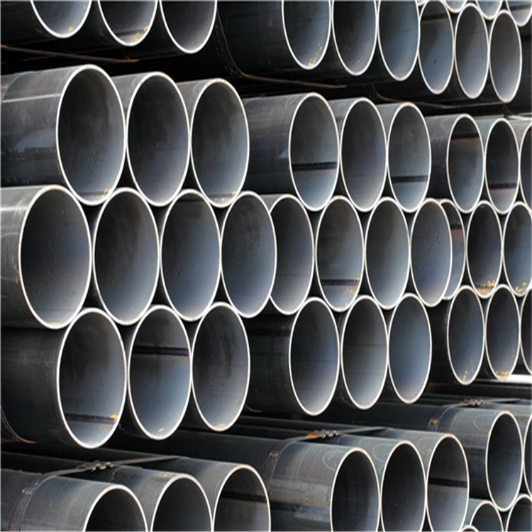 Liange Welded Oiled ASTM A53 A106 A105 Carbon Steel Round/Square Pipe/Tube for Construction