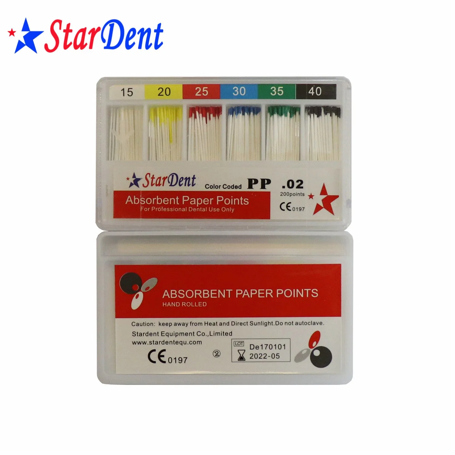 02 Taper Stardent Absorbent Paper Points Dental Material Supply