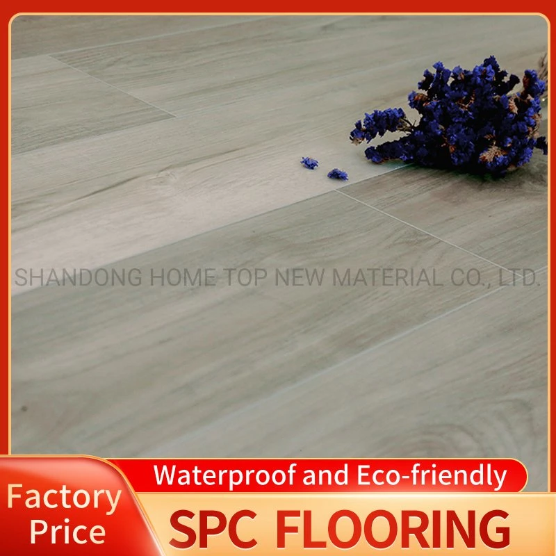 China Manufacturer Best Quality High Gloss Marble Surface Spc Vinyl Flooring with Click Lock Underlay Padding Marble Luxury Spc Flooring