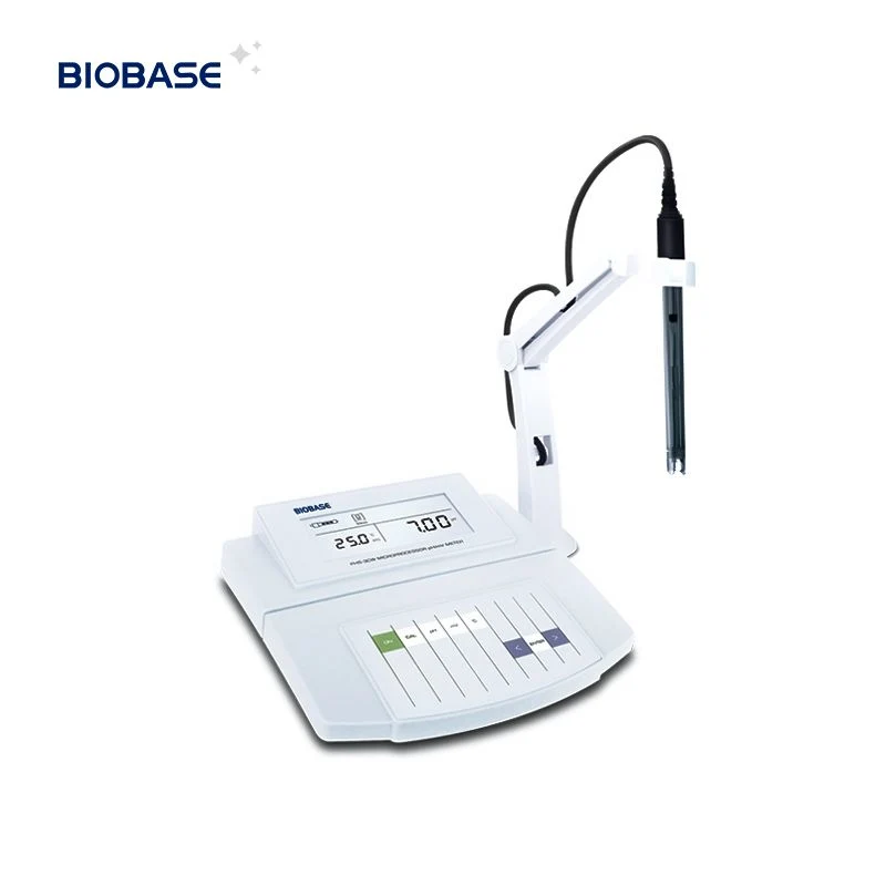 Medidor de pH Biobase Phs-25cw sobremesa Digital puntos de la Mesa de 2 botones pulsadores de calibración de pH-metro