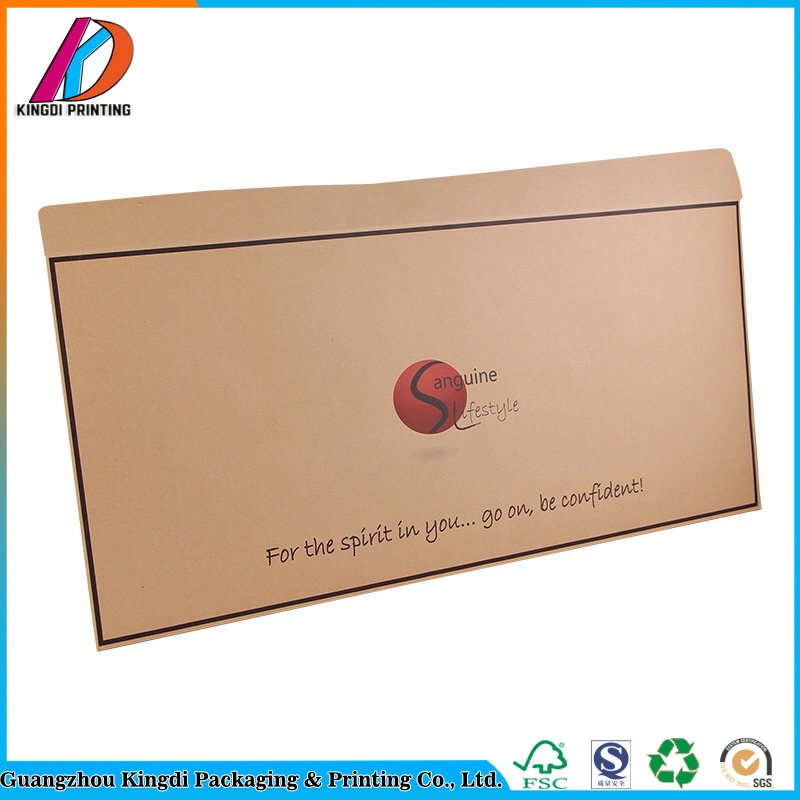 Eco Friendly Gift Card Packaging Brown Kraft Paper Envelope