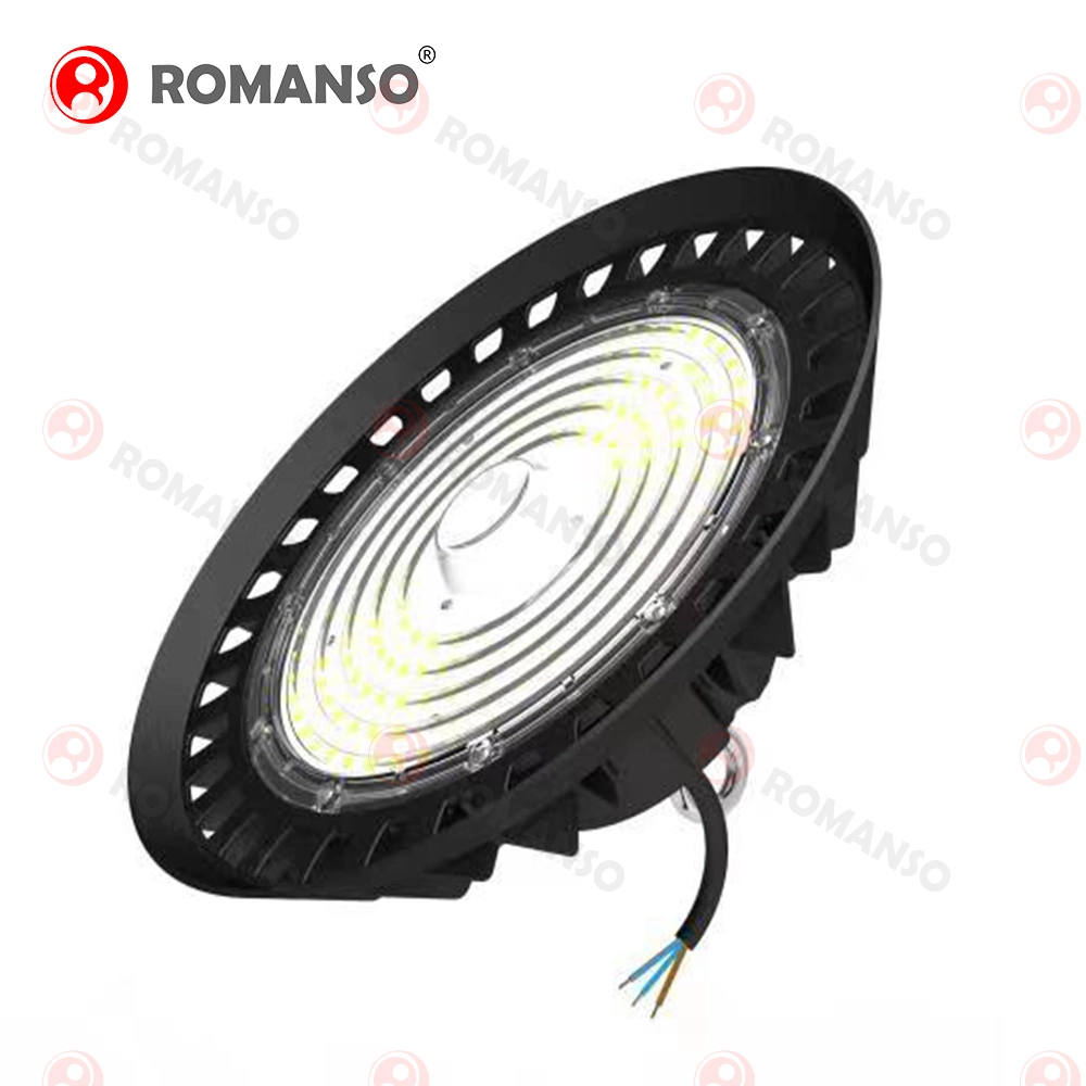 Romanso LED High Bay Light 200W 150lm/W Remote Sensor Warehouse High Bay Light for Industry Lighting