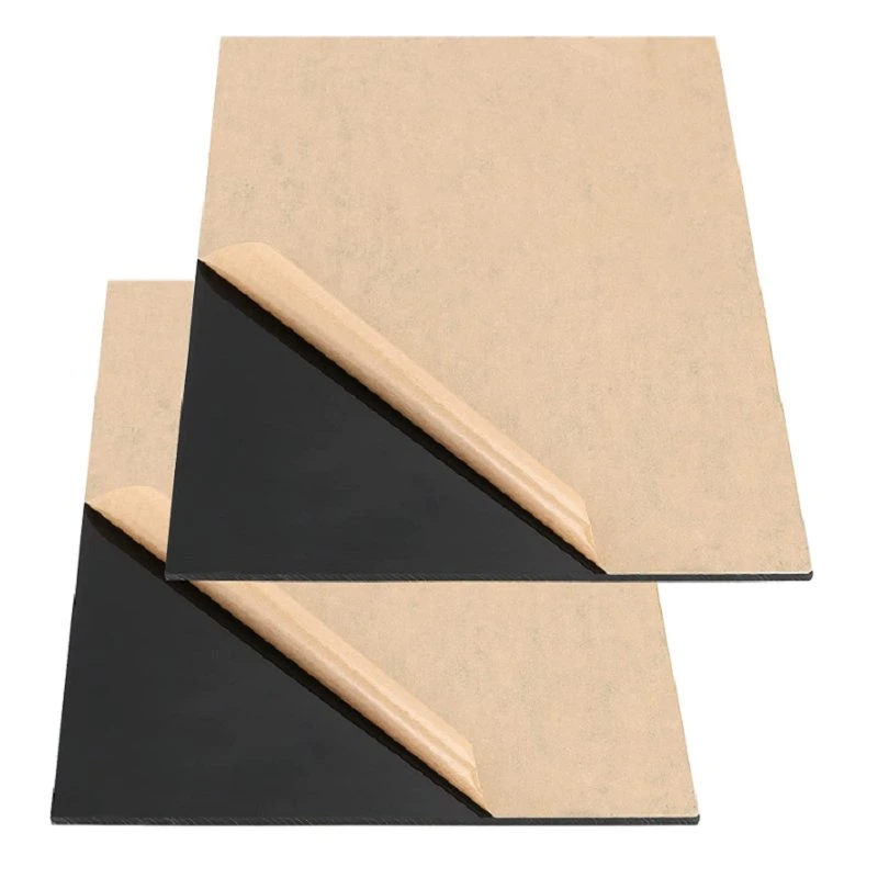 2 FEUILLES PETG noires, feuilles de plexiglas noires opaques, panneau noir en bâillon avec papier de protection pour les métiers d'art, panneaux de cadres photo, projets d'affichage