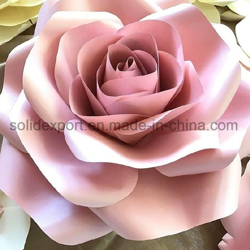 Simulation Flower Props Shop Window Rose Paper Flower Decoration