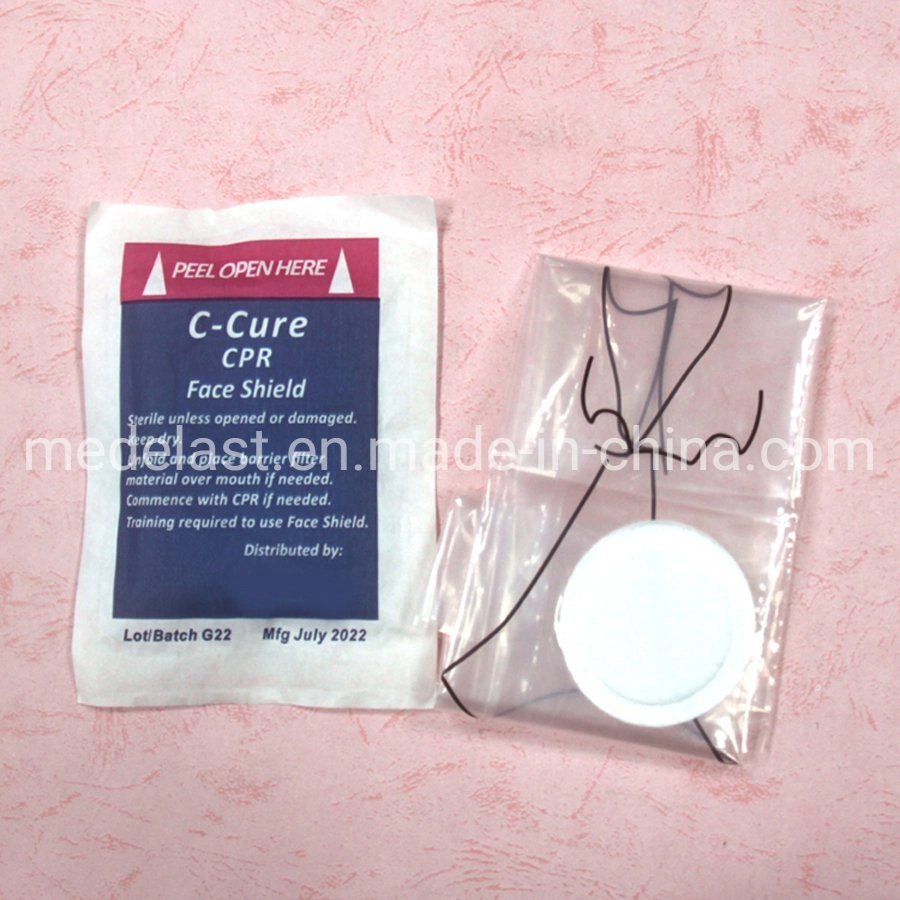 Rcp desechables protector facial Non-Woven con filtro para la formación o rescate de emergencia