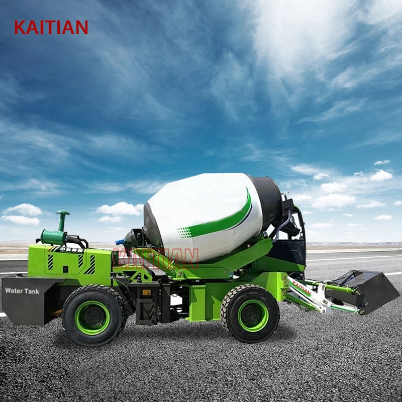 1.5 M&sup3; Small Automatic Self Loading Mixer Truck Concrete Mixer Truck with Self Loader