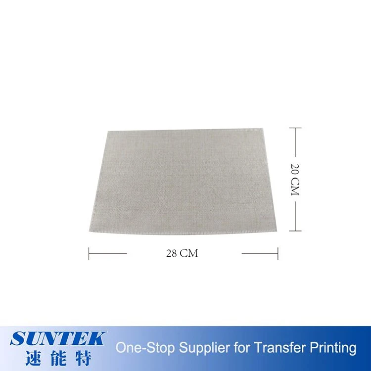 Customized Sublimation Linen Dining Table Mat Table Placemat