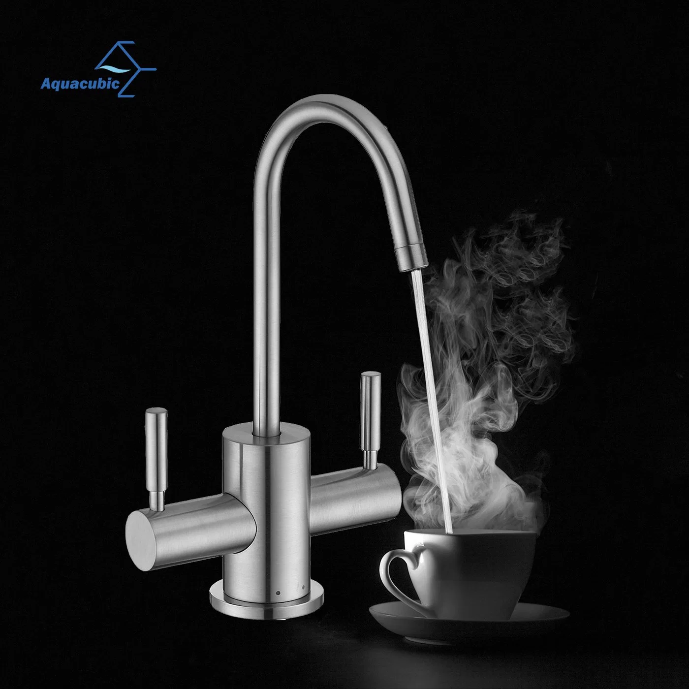 Faucet Water Boiling Mixer Kitchen Faucet Stainless Steel 3 Way Boil Faucet Kit Set Instant Hot Water Kitchen Boiling Tap