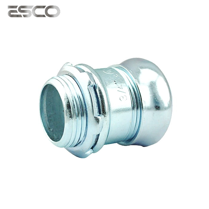 UL Listed Steel Conduit Fitting Steel Pipe Compression Coupling EMT Connector