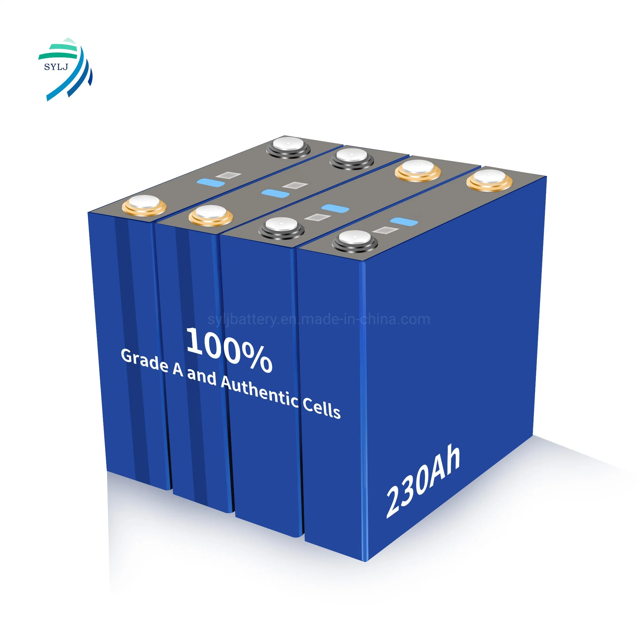 Neue LTO 200Ah Zellen Lithium-Lithium-Batterien mit Tiefzyklus LFP Prismatic LiFePO4 Cell 3,2V 100Ah Batterie