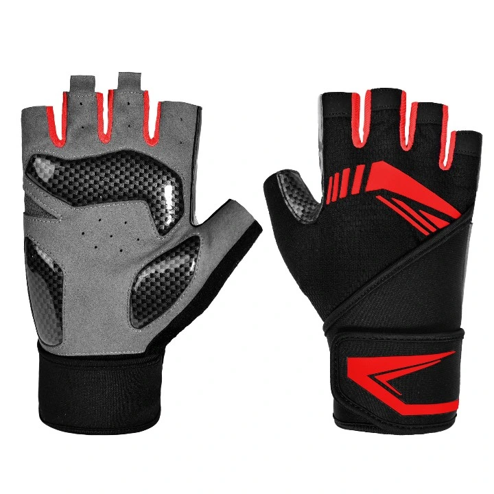 Factory Direct Sale Non Slip Breathable Fitness Training Half Finger Weightlifting Gloves