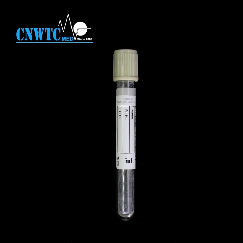 Sodium Fluoride Oxalate Glucose Grey Cap Vacuum Blood Collection Tube