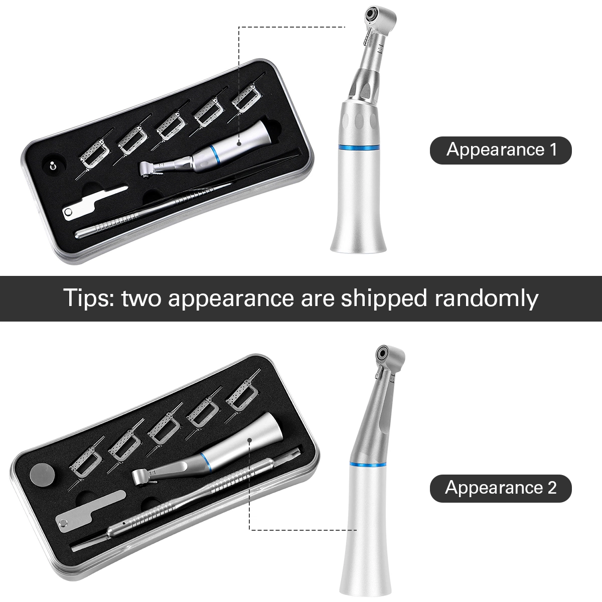 El uso de ortodoncia Dental Azdent 1: 1 reciprocar tira Interproximal Contra aplicador angular