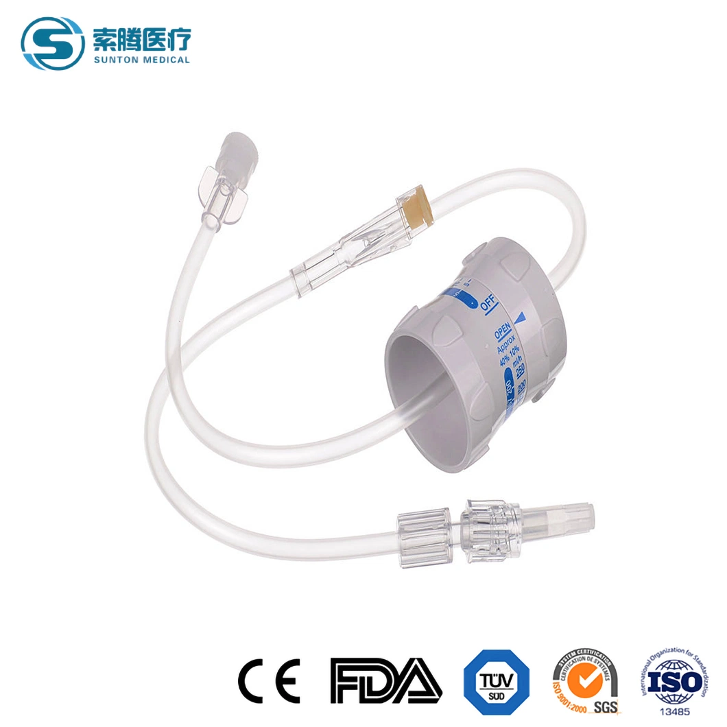 Sunton China Rendimiento de alta calidad/alto costo EO desinfección Tipo desechable Etileno óxido Tipo de desinfección Fabricantes de reguladores de flujo de infusión Precise