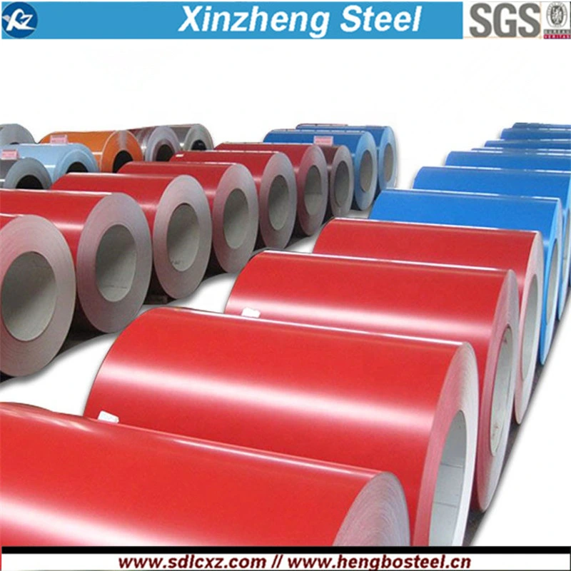 Red Color PPGI Steel Coil for Corrugated Sheet Steel Currugated Steel Roofing