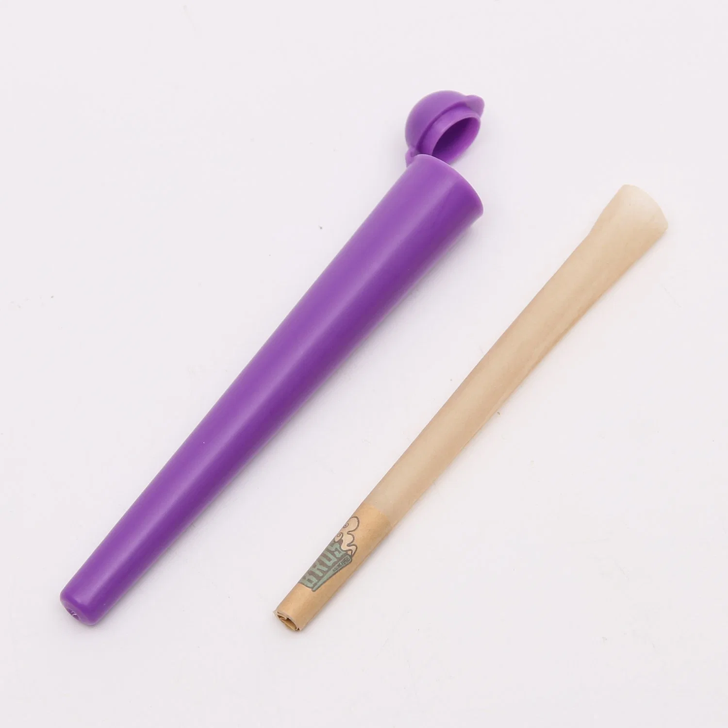 Bros Classic Purple Plastic Pre Rolled Cones Packaging Joint Tube