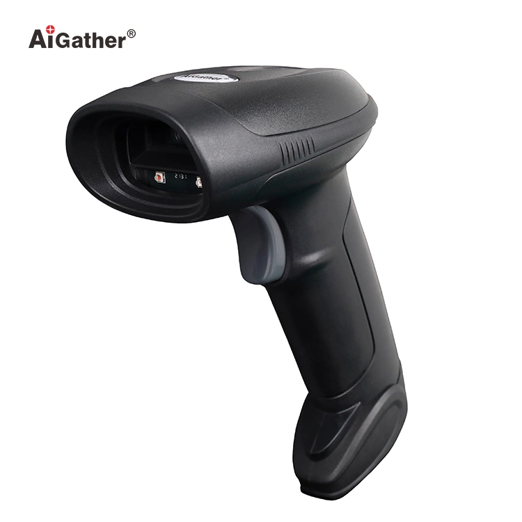 Industrial 2D Wired Barcode Scanner Multi-Spectral Fill Light kann leicht Lesen Sie Barcodes in verschiedenen Farben und 15% Kontrast