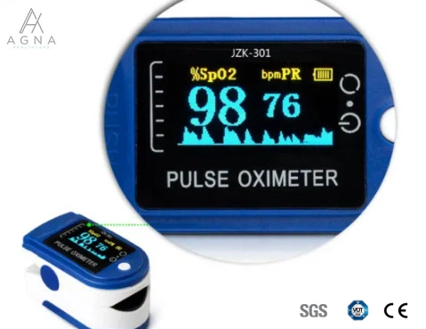 Cheap OEM Portable Finger Tip Type SpO2 Blood Pressure Digital Pulse Oximeter for Baby and Adult Low Prices