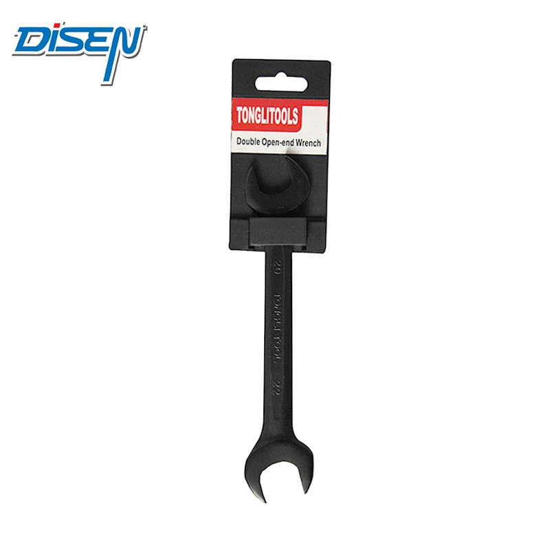 Plastic Ring European Black Double Open End Wrench