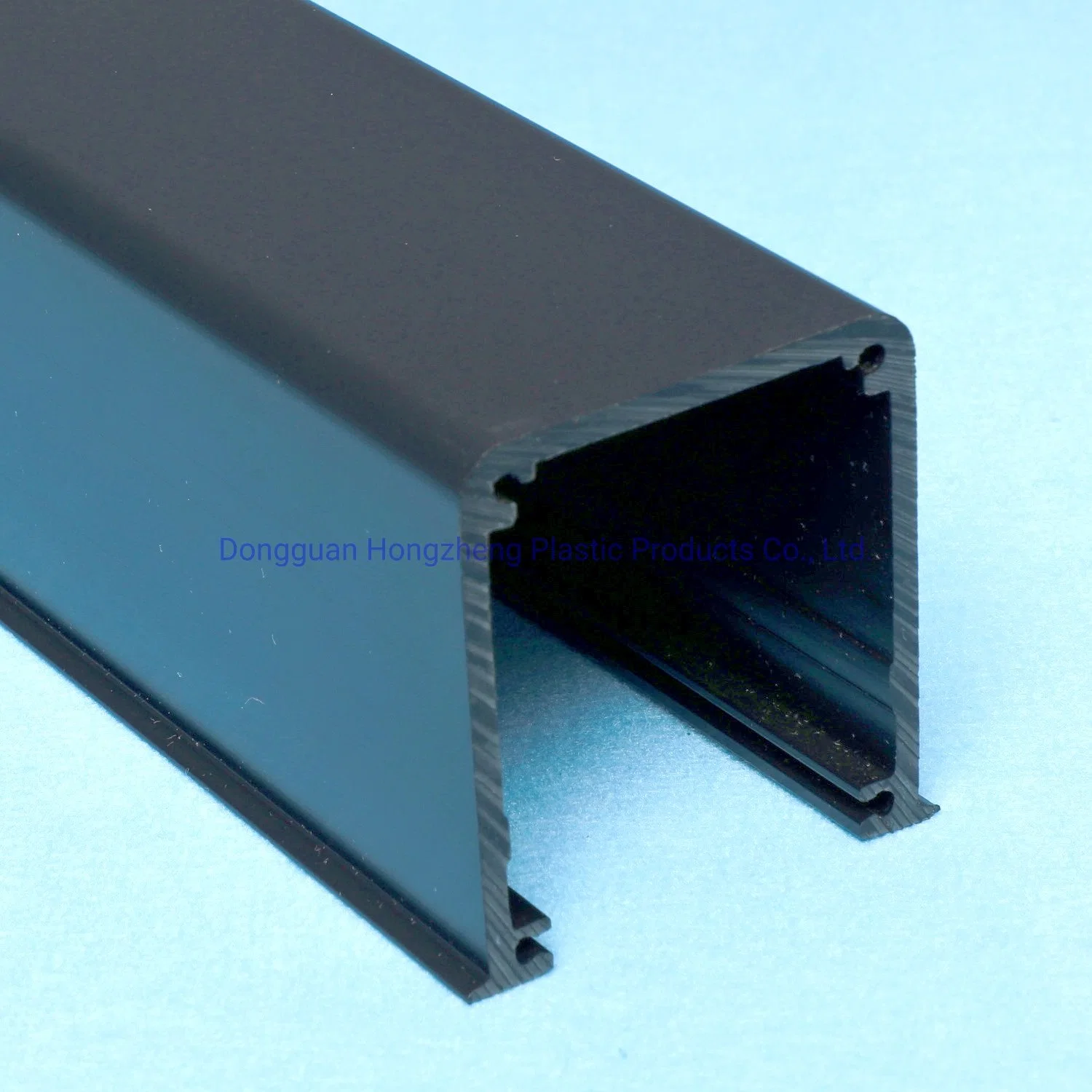 Black PVC Profile Extrusion Parts for Wire Fixed