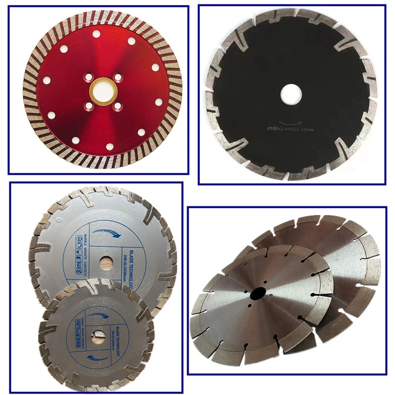 Small Size T Segment and Turbo Diamond Cutting Disc for Stone and Concrete