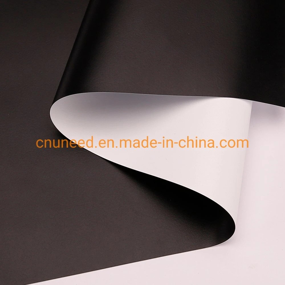 0.3mm White-Black Projection Screen Film Fabric