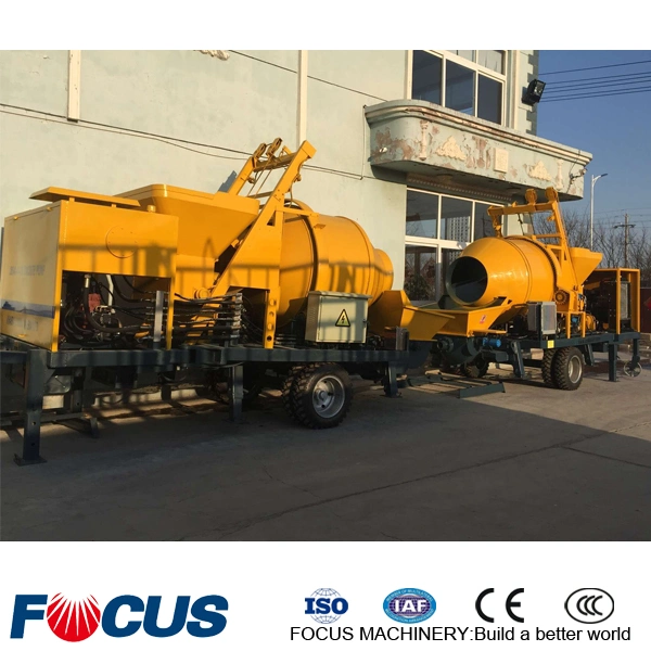 Mobile Concrete Mixer Truck with Pump Mini