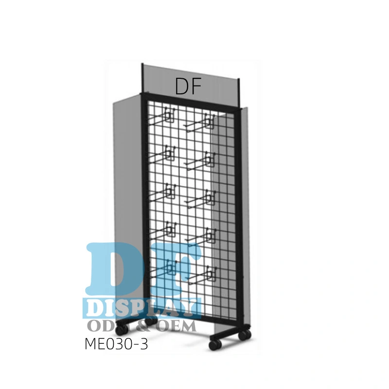 Custom Cheap Wire mesh Display rack panneau de grille Metal Wire Display rack, Networting Frame rack pour affichage