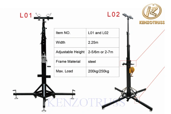 حامل مصباح LED اليدوي خفيف الوزن ومرن مع قضيب على شكل حرف T.