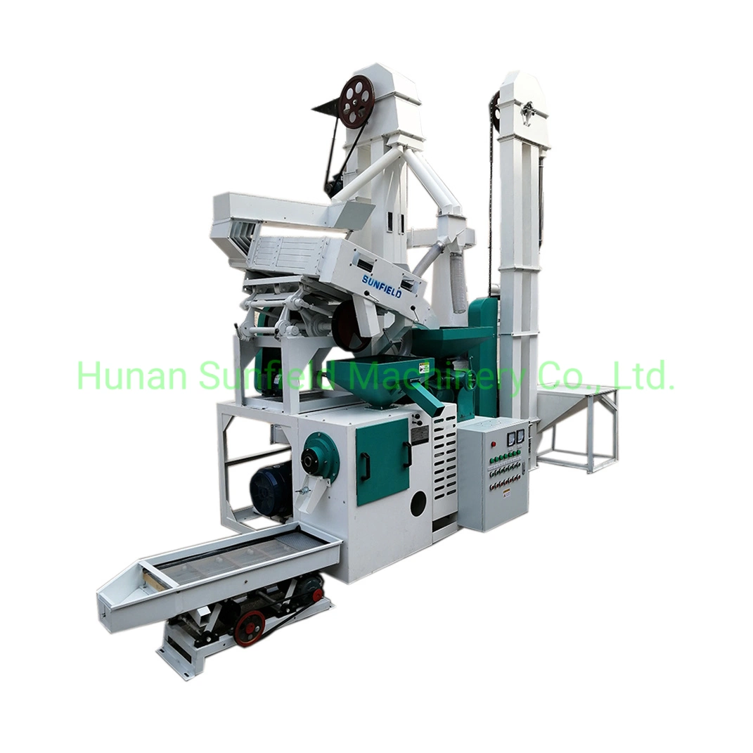 Fully Automatic Paddy Rice Processing Machine Rice Mill 600-800kg/Hour Combined Rice Milling Machine Manufacturer Price Rice Machine