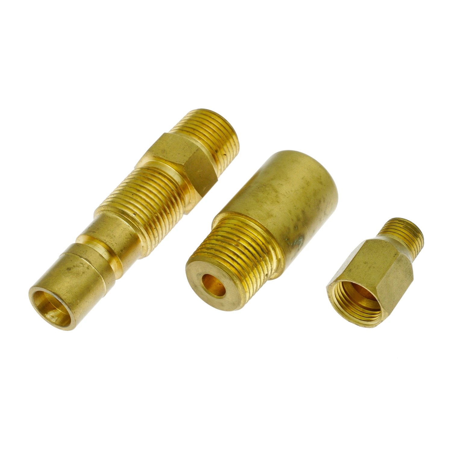 Aluminum CNC Machining Turning Parts Refrigeration Accessory Brass Ferrule Connector Custom Hardware Union Sealing Valve Parts