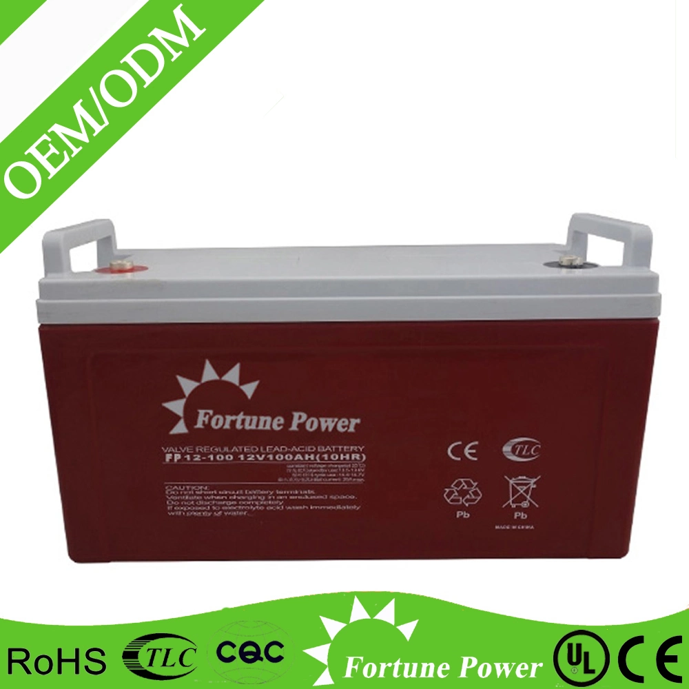 12V100ah Maintenance-Free au plomb-acide de batterie UPS batterie solaire de la batterie d'énergie éolienne