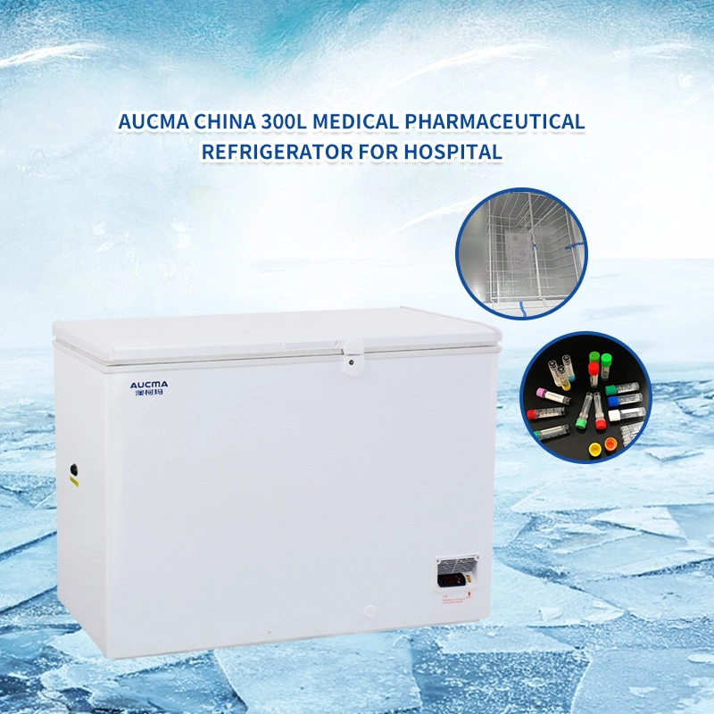 Store Vaccines Blood Plasma Biological Materials -25 Degree 268L Biomedical Deep Freezer Laboratory Refrigerator