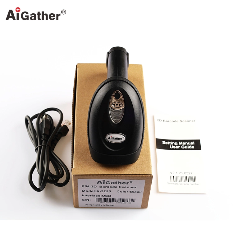 Auto Scan 2D Handheld Barcode Scanner for Supermarket