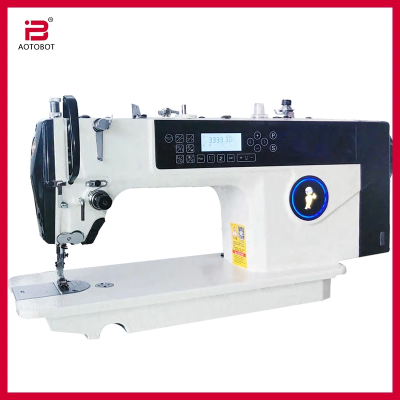 Corta-mangumento multifunções Auto Cutting Computer Direct-Drive Lockstitch Industrial Máquina de costura