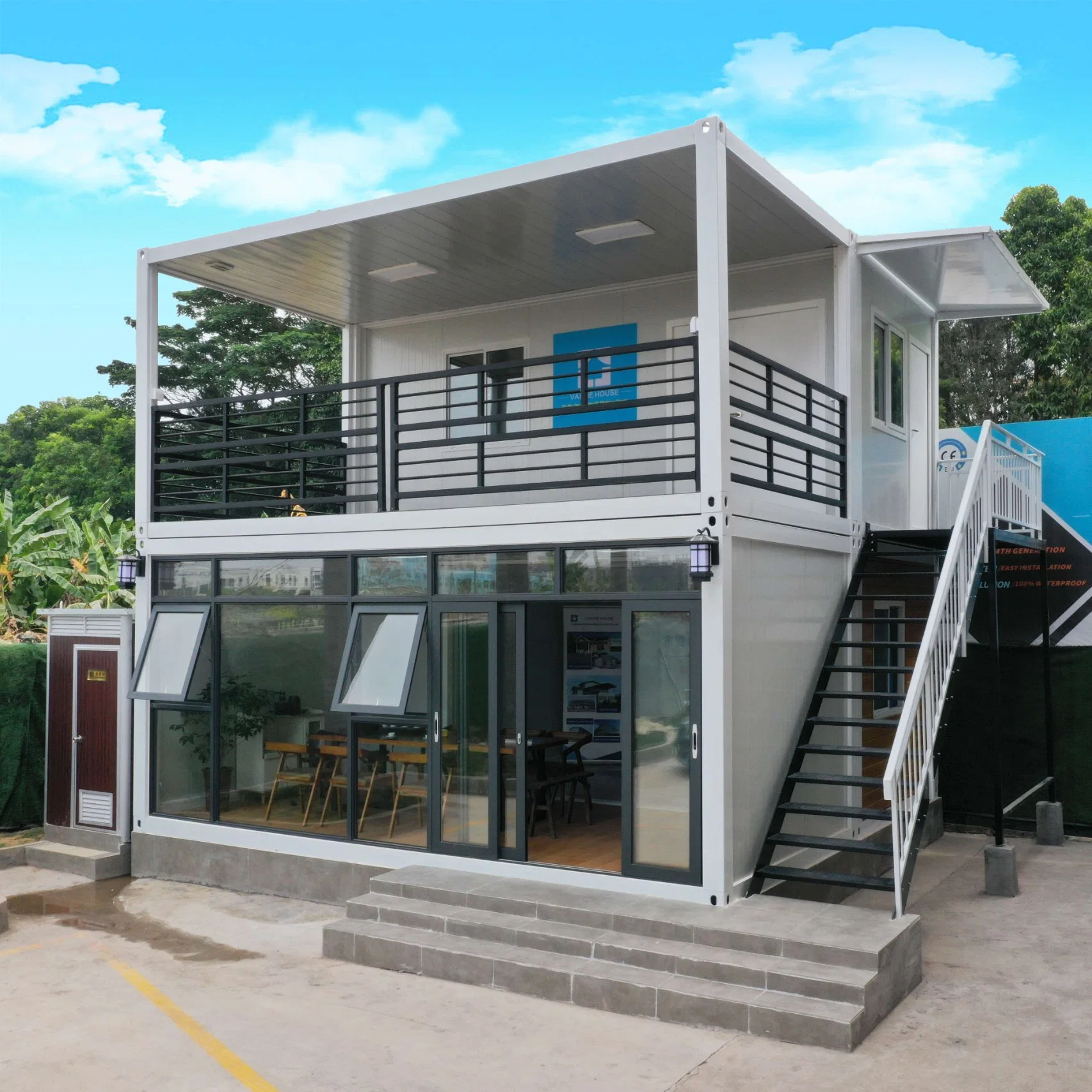 Practical Brand Prefabricated Building Expandable 30FT Two Floor Safety Container House