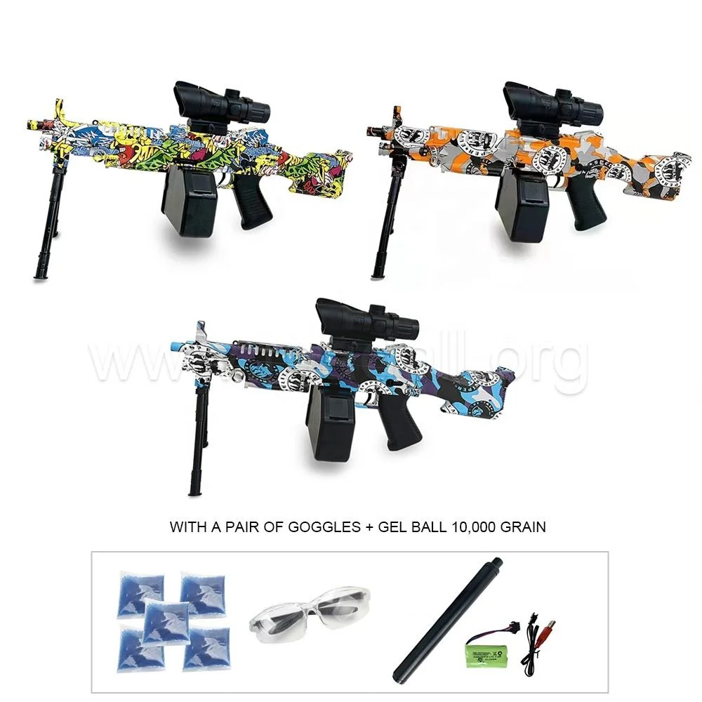 Splatter Ball Gun Summer Outdoor Toys Hand-in-One Electric Rifle Gel Water Ball Gun