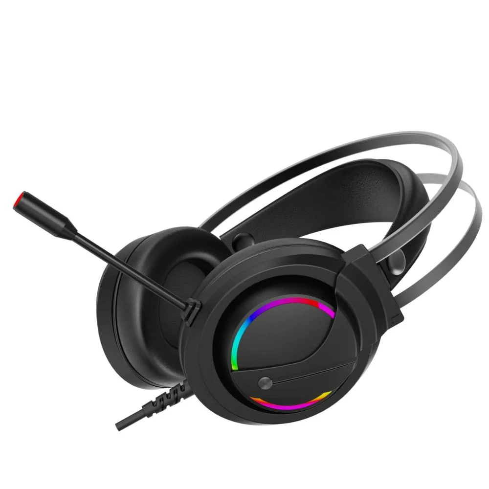 Auriculares Bluetooth ® para juegos con auricular estéreo de sonido envolvente LED RGB Light Ear Con micrófono