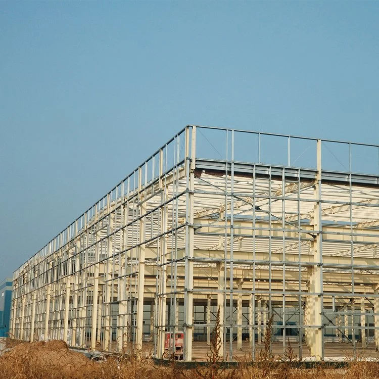 Industrial Warehouse Workshop Hangar Customized Prefabricated Construction with Insulated Sandwich Panel