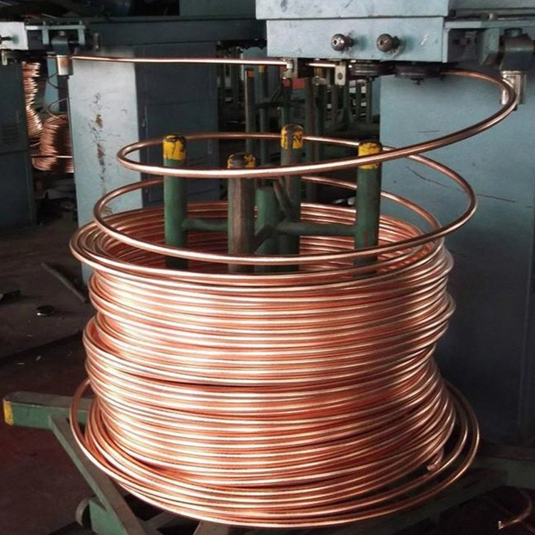 Manufacturers Refrigeration 6mm Heat Exchanger Copper Pancake Coil Thickness 0.75mm 0.25mm, Size 5/8 3/4 Copper Capillary Tube