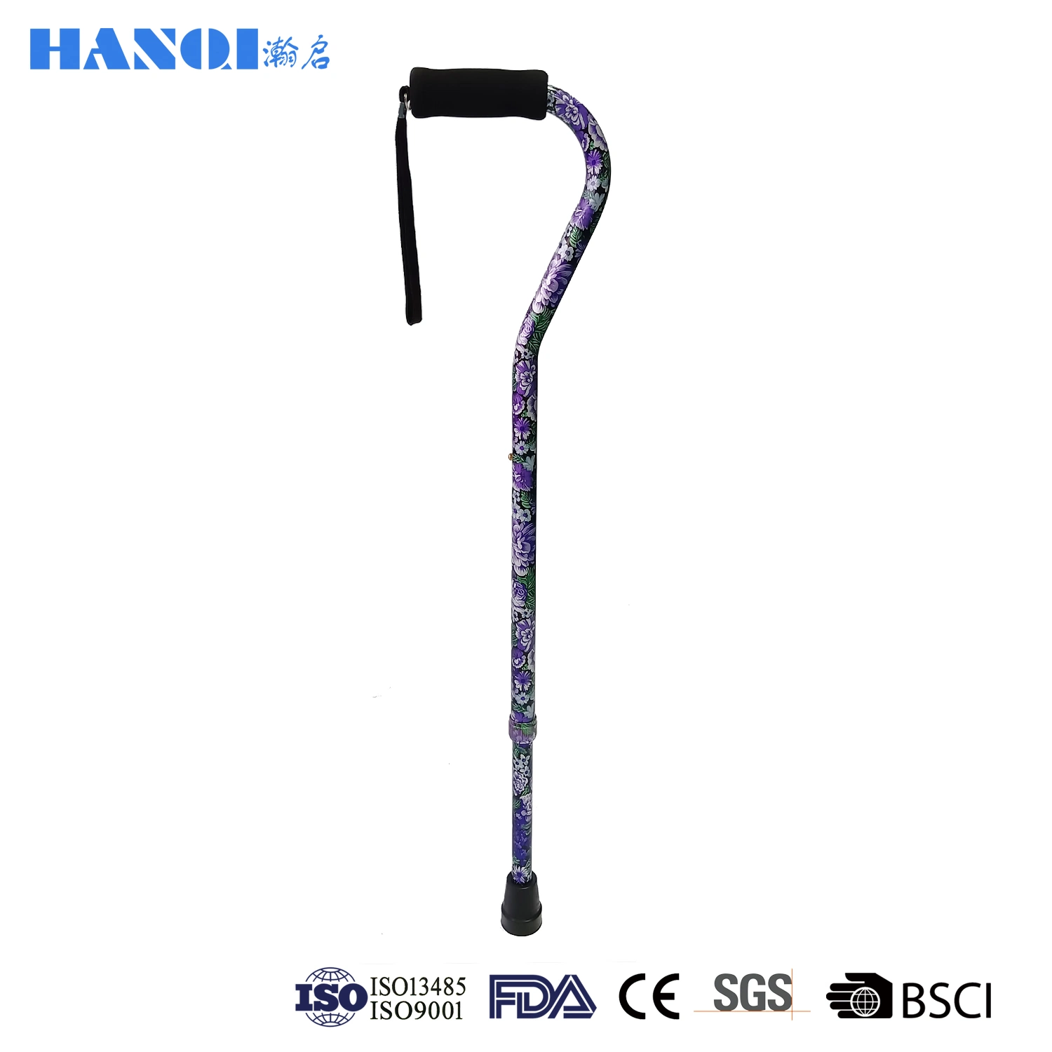 Crutches Old Man Anti-Skid Walking Stick Adjustable Rod Multifunctional Telescopic Rod Lightweight