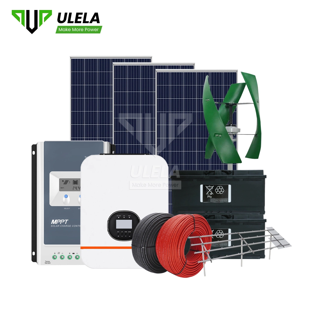 Ulela Solar Panel Generator Portable Suppliers Sample Available 3kw Solar System off Grid China Hybrid Wind and Solar Electric Systems 1kw