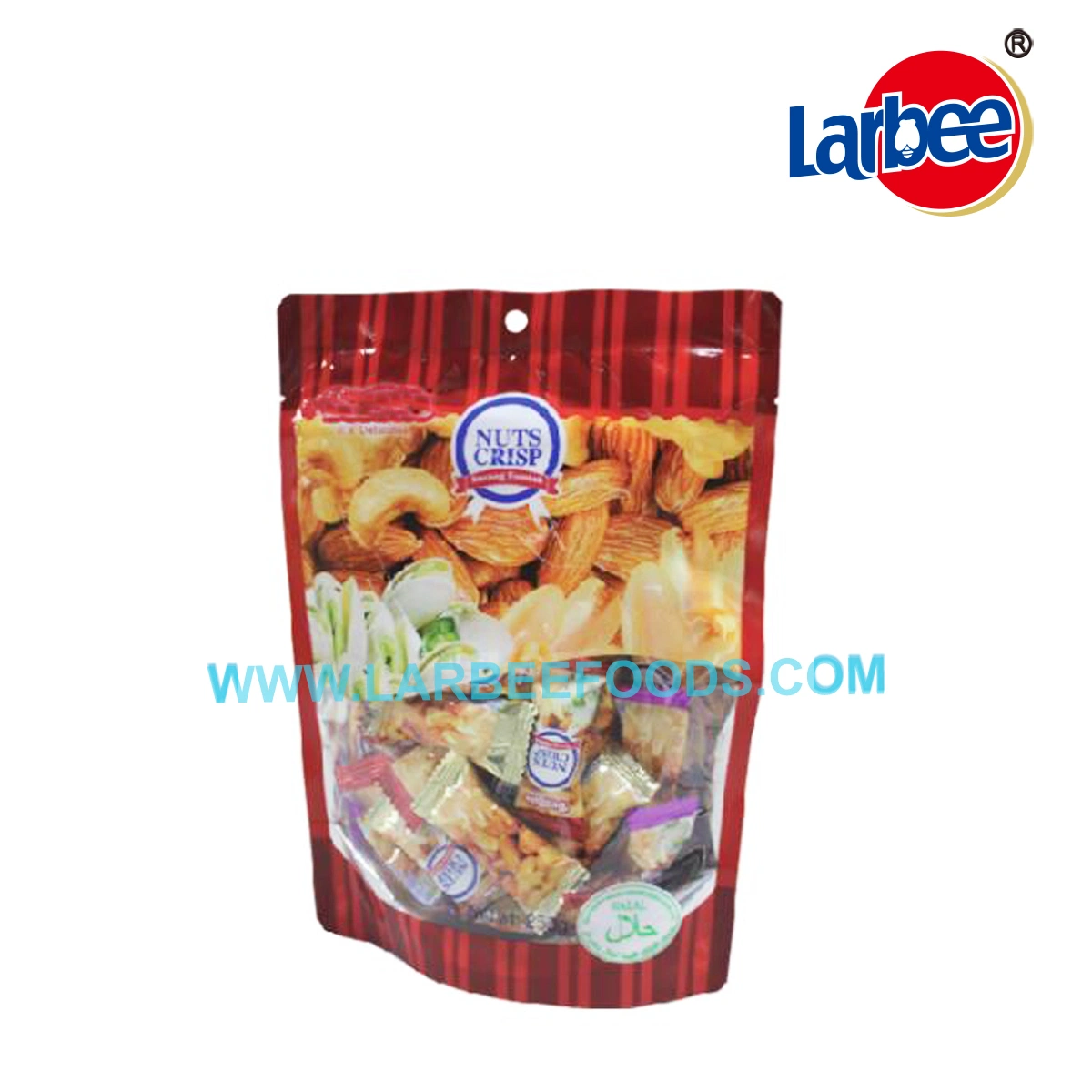 Larbee Wholesale Sweets 250g Nuts Crisp Candy in Bag